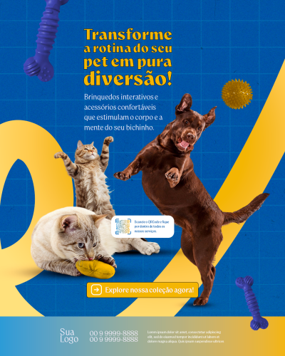 PetShop Social Media PSD Editável
